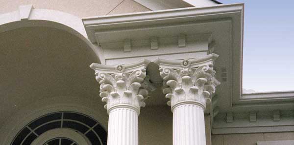 Roman Corinthian Wood Columns