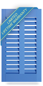 Architectural PVC Clearview Bahama Shutters