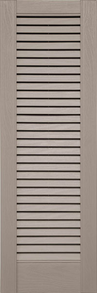 Vinyl Straight Top All Louver Shutters