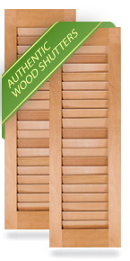 All Louver Wood Shutters